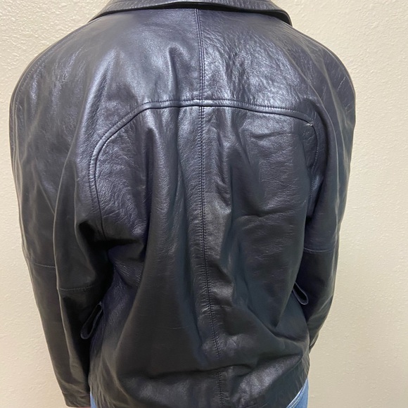 Real leather black jacket - Picture 10 of 10